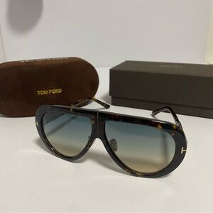 Tom Ford Tortoise Aviator Sunglasses
